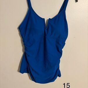 Blue Women's Tankini